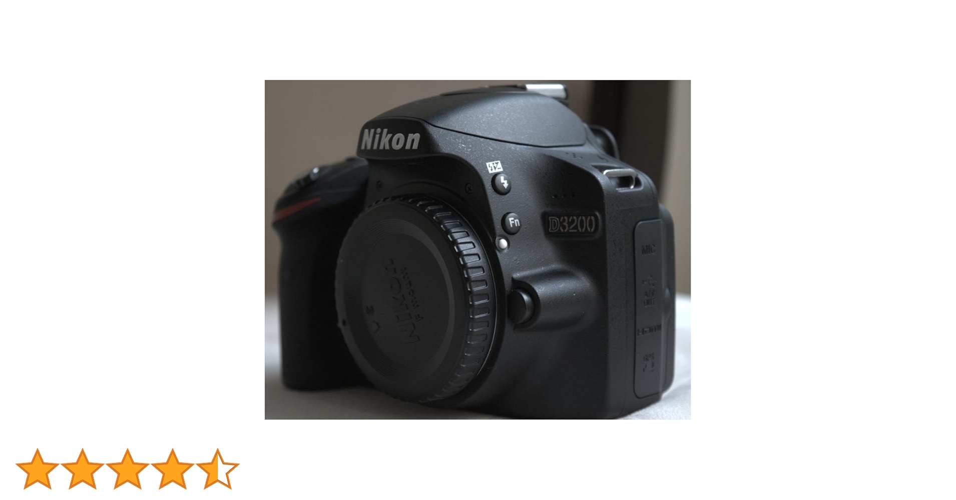 Amazon Canada: Nikon D3200 Digital SLR Camera Body (Black)